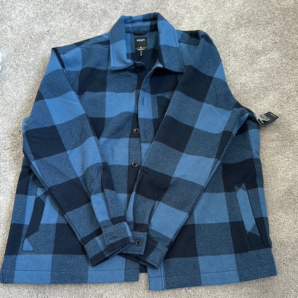 Men's Blue Checkered Jacket